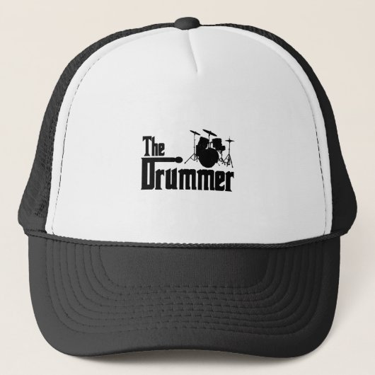 De drummer trucker pet (Voorkant)