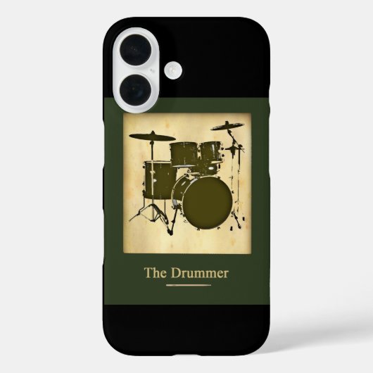 de drummer van de band Case-Mate iPhone case (Achterkant)