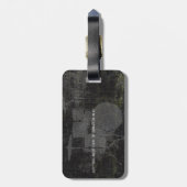 De drummer van de band Travel Bagagelabel (Achterkant verticaal)