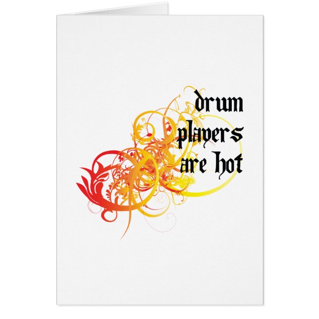De drumspelers zijn heet (Voorkant)