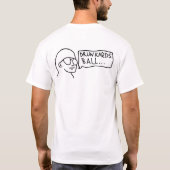 De Drunkards Ball White Teeshirt T-shirt (Achterkant)