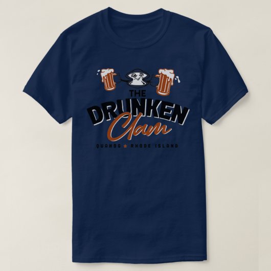 De Drunken Clam T-shirt (Design voorkant)