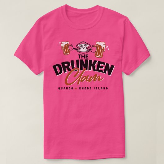 De Drunken Clam T-shirt (Design voorkant)