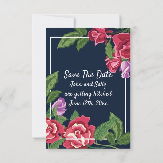 De druppels van het huwelijk sparen de Datum (Achterkant)