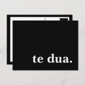 de dua. briefkaart (Voorkant / Achterkant)