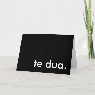 de dua. feestdagen kaart