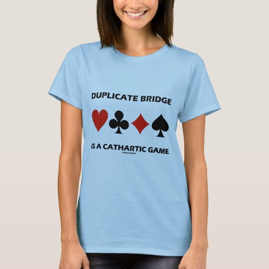 De dubbele Brug is een Purgatief Spel (de Kostuums T-shirt (Voorkant)