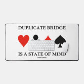 De dubbele Brug is een staat van Mind CardSuits Bureaumat (Keyboard & Muis)