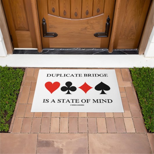 De dubbele Brug is een staat van Mind CardSuits Deurmat (Buiten)