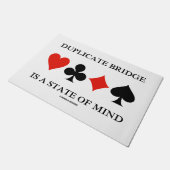 De dubbele Brug is een staat van Mind CardSuits Deurmat (Schuin)