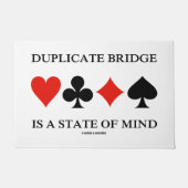 De dubbele Brug is een staat van Mind CardSuits Deurmat (Voorkant)