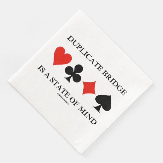 De dubbele Brug is een staat van Mind CardSuits Servet (Hoek)