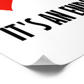 De dubbele Brug is niet alleen een Kaart zonder gr Poster (Hoek)