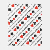 De dubbele Brug neemt een Leven aan Meester Fleece Deken (Voorkant)