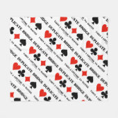 De dubbele Brug neemt een Leven aan Meester Fleece Deken (Voorkant (Horizontaal))