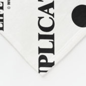 De dubbele Brug neemt een Leven aan Meester Fleece Deken (Hoek)