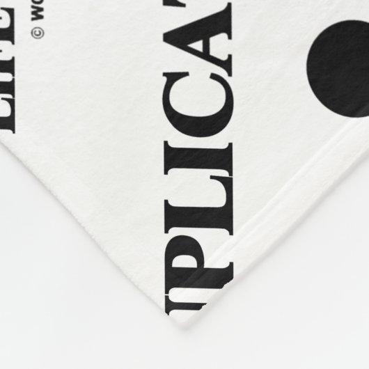 De dubbele Brug neemt een Leven aan Meester Fleece Deken (Hoek)