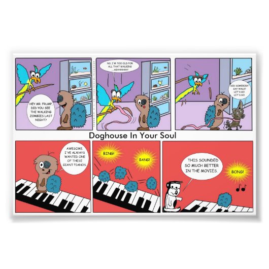 De dubbele Eigenschap van pieken Foto Afdruk (Voorkant)