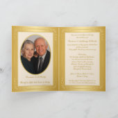 De dubbele Kaart van de Uitnodiging van het (Binnen)