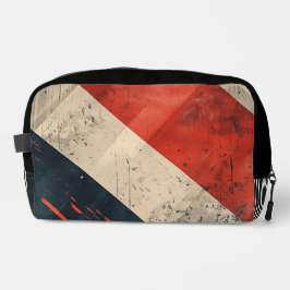 De dubbelzijdige Print Dopp Kit van Mannen "In Sty Toilettasje