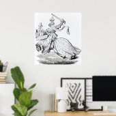 De Duc de Bourbon gewapend voor het toernooi Poster (Thuiskantoor)