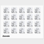 De Duc de Bourbon gewapend voor het toernooi Vierkante Sticker (Vel)