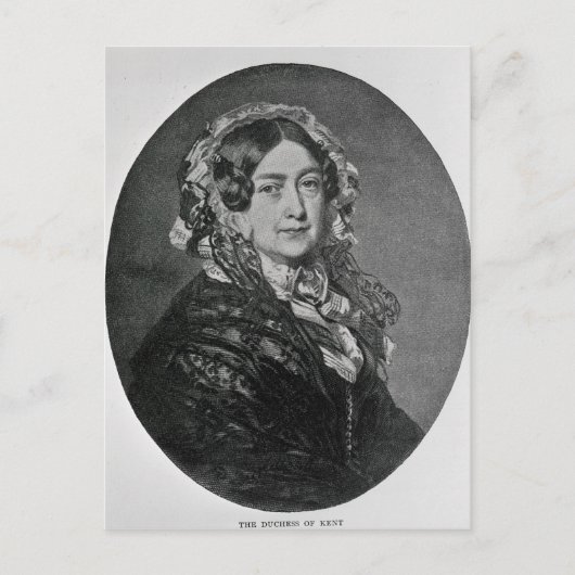 De Duchess van Kent Briefkaart (Voorkant)