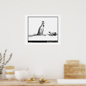 De Duck en de Kangaroo Poster (Keuken)