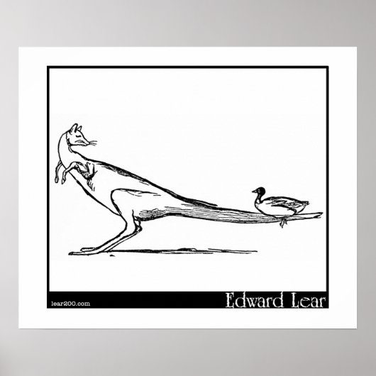 De Duck en de Kangaroo Poster (Voorkant)