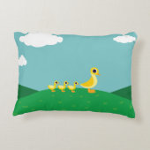 De Duck-familie Decoratief Kussen (Achterkant)