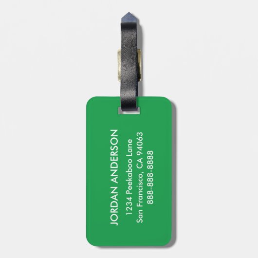 De Duck Family Bagagelabel (Achterkant verticaal)