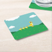 De Duck Family Kartonnen Onderzetters (Schuin)