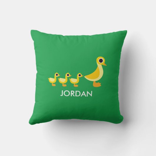 De Duck Family Kussen (Achterkant)