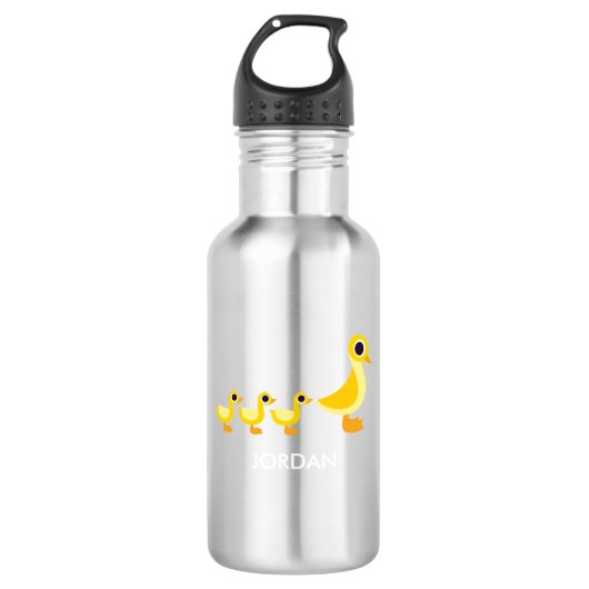 De Duck Family Waterfles (Voorkant)
