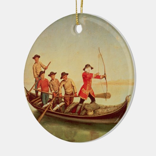 De Duck Hunt Keramisch Ornament (Links)