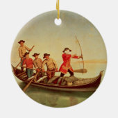 De Duck Hunt Keramisch Ornament (Achterkant)