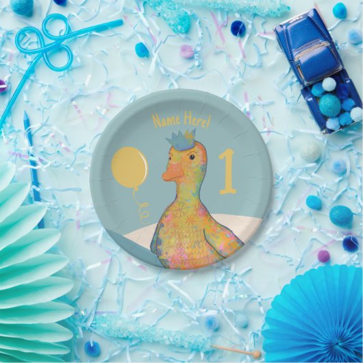 De Duck Papieren Bordje (Feest)