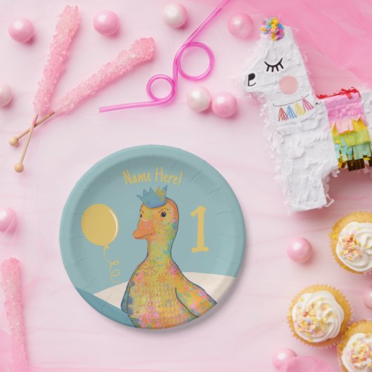 De Duck Papieren Bordje (Feest)