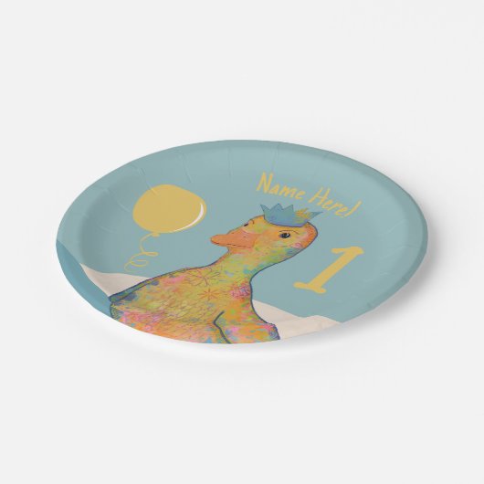 De Duck Papieren Bordje (Gekanteld)