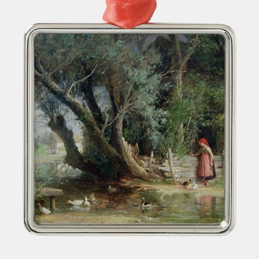 De Duck Pond Metalen Ornament (Voorkant)