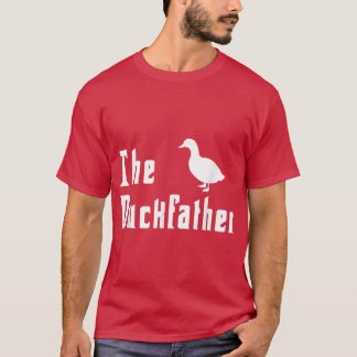 De Duckfather Grappige Eend Vader Papa Humor Vader T-shirt