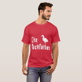 De Duckfather Grappige Eend Vader Papa Humor Vader T-shirt (Voorkant volledig)