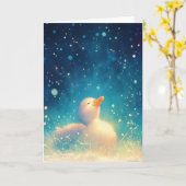 De Duckling Daydream Kaart (Gele Bloem)