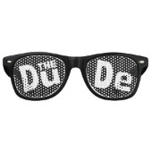 De Dude Retro Zonnebril (Voorkant)
