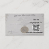 De Dudeist Metaphysicus Visitekaartje (Voorkant)