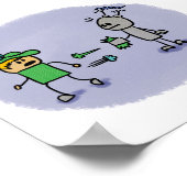 De Duel Comic Book Style Print (Hoek)