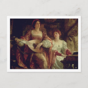 De Duet (olie op doek) Briefkaart