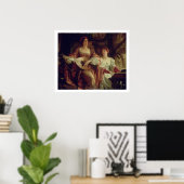 De Duet (olie op doek) Poster (Thuiskantoor)