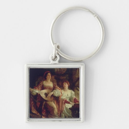 De Duet (olie op doek) Sleutelhanger (Voorkant)