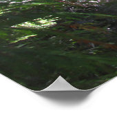 De duidelijke Druk van de Waterrivier met Manuscri Poster (Hoek)